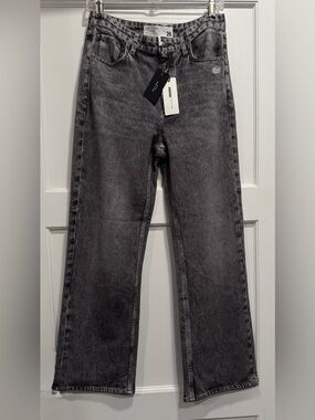 rag & bone Miramar Terry Shea High Waist Straight Leg Ankle Length Jeans NWT 26